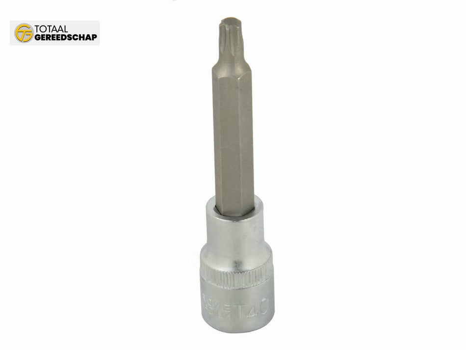 1/2" Metric Bit 6PT Socket 100mm T40 CrV