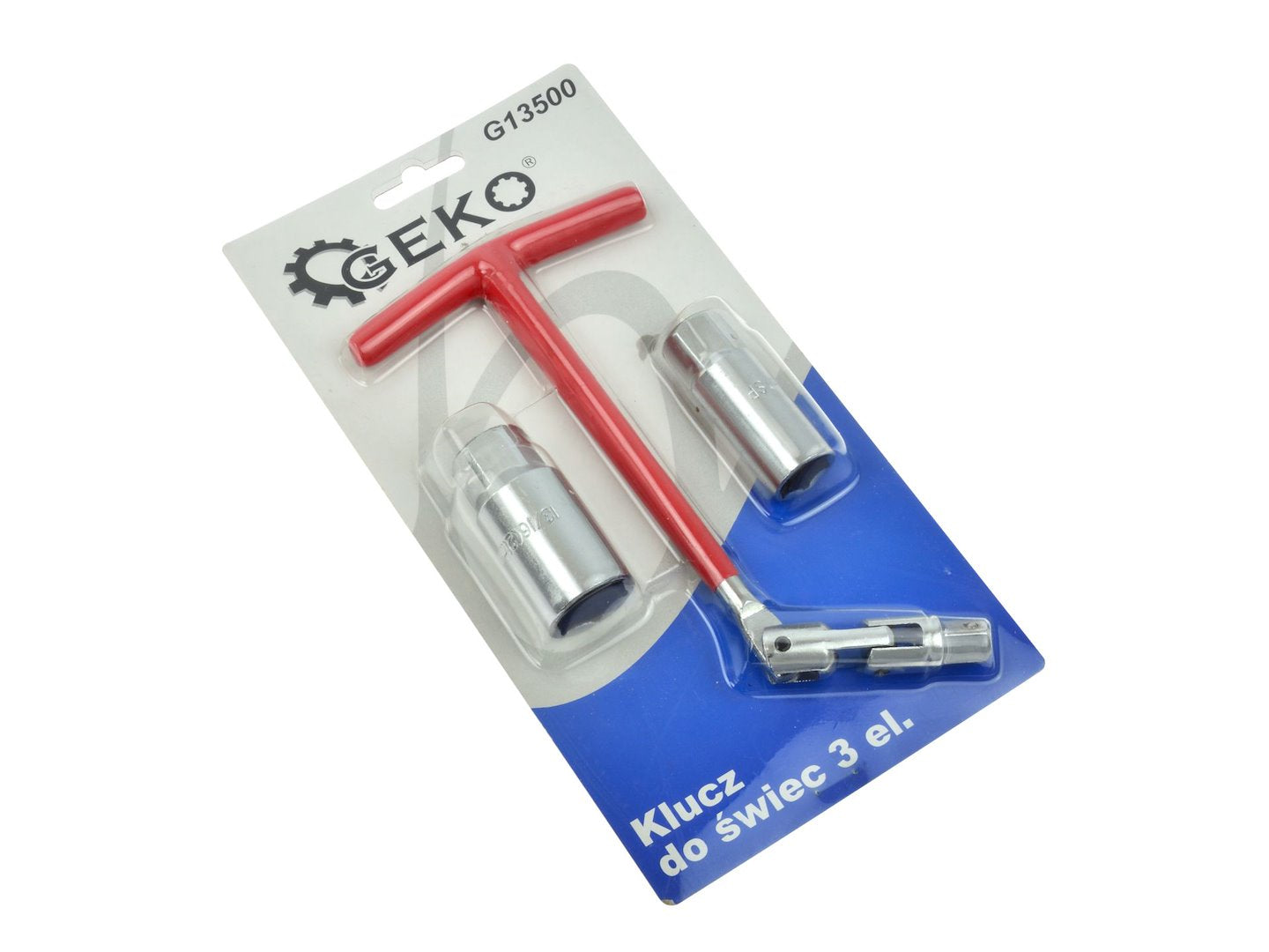 Knikbare bougiesleutel 3-delig/opnames 16 en 21mm/