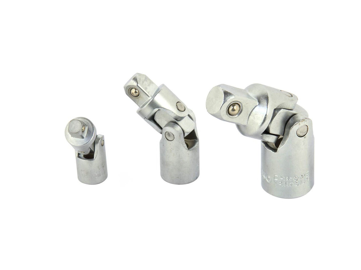 3-delige cardanenset 1/2", 3/8", 1/4"