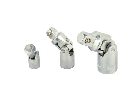 3-delige cardanenset 1/2", 3/8", 1/4"