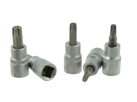 5-delige Torx-opzetdopsleutelset T25-T50 CrV 3/8 inch aandrijving