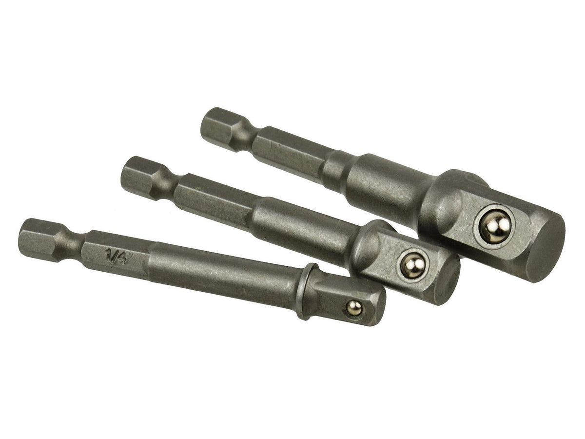 Adapterset voor boordsleutel 3 stuks - 1/2" 3/8" 1/4"