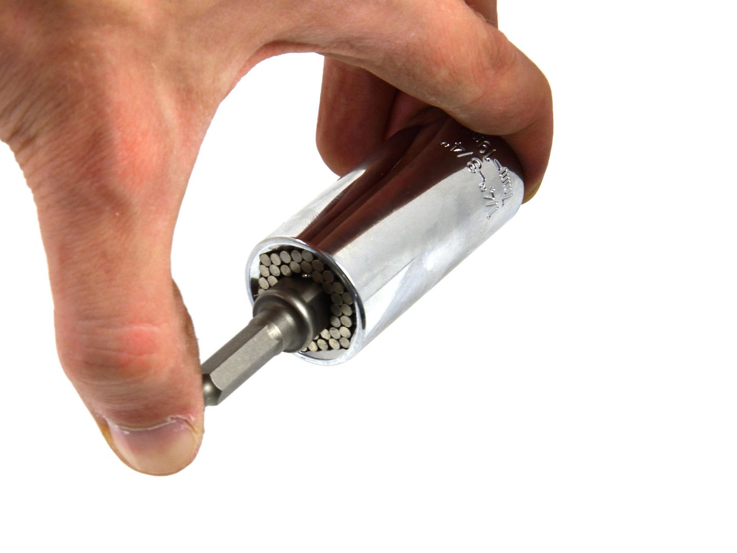 Universele dopsleuteladapter CrV 7-19 + adapter voor boormachine
