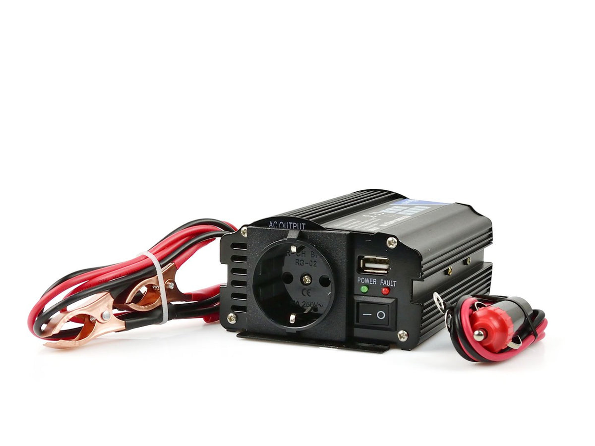 Spanningsomzetter 24V/230V 250/500W
