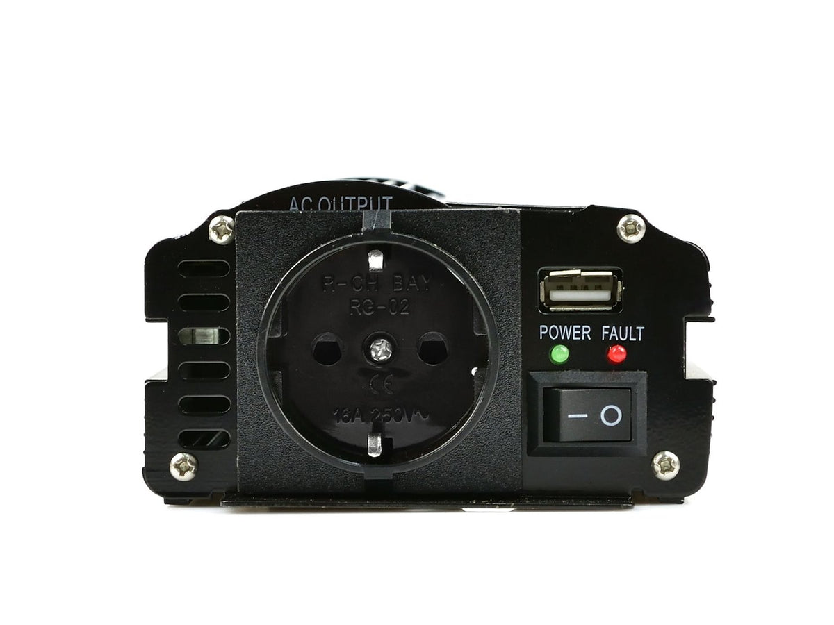 Spanningsomzetter 24V/230V 250/500W