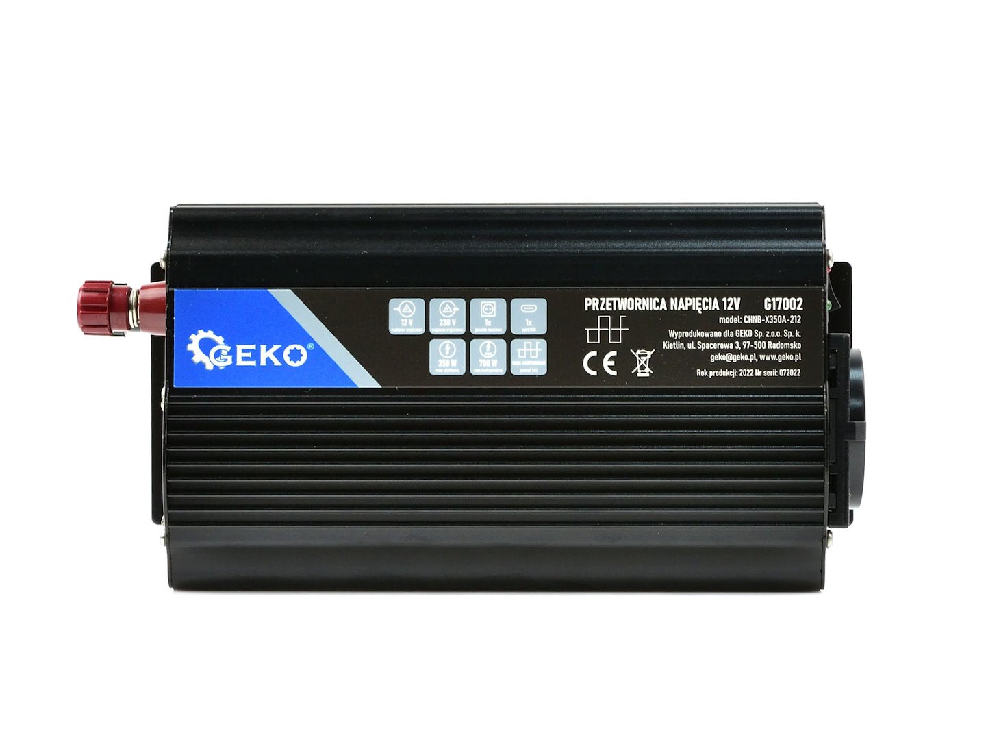 Spanningsomzetter 12V/230V 350/700W