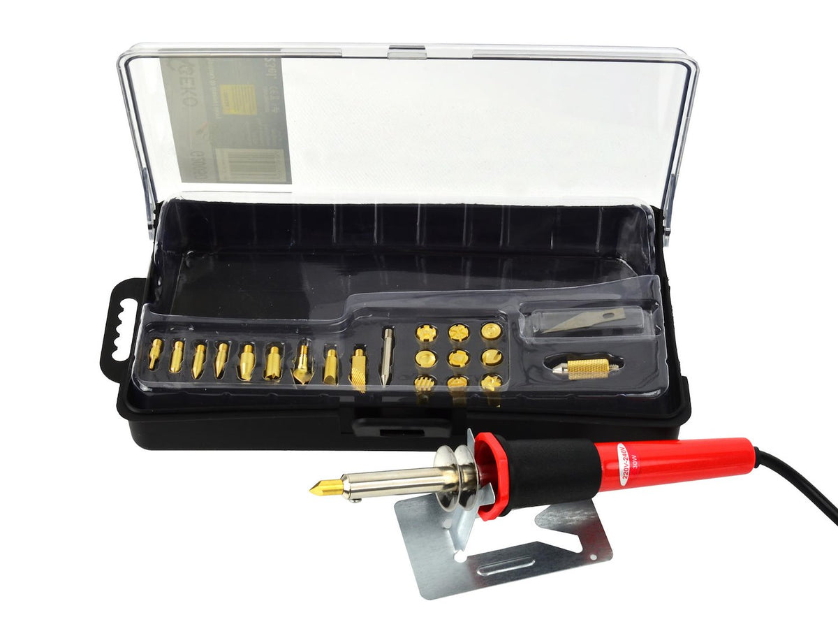 Houtbrand Soldeerpunt Pen met Tips 23-delig