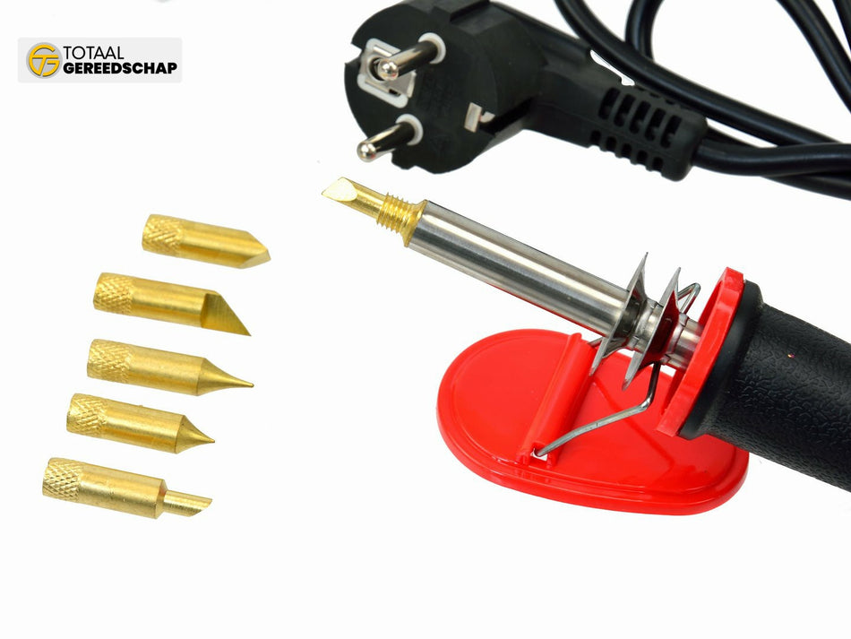 Woodburning Soldering Iron Pen with Tips 6pcs