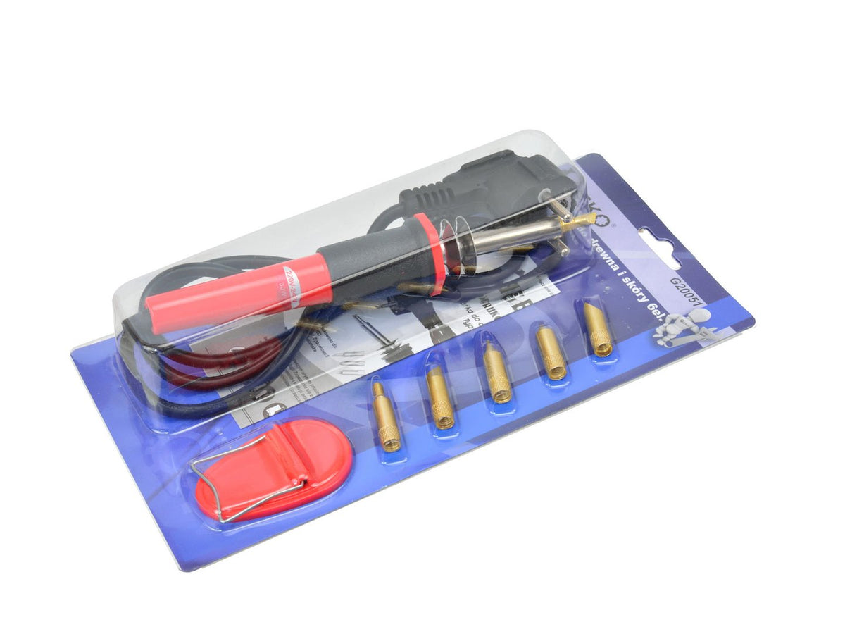 Houtbrand Soldeerpunt Pen met Tips 6-delig