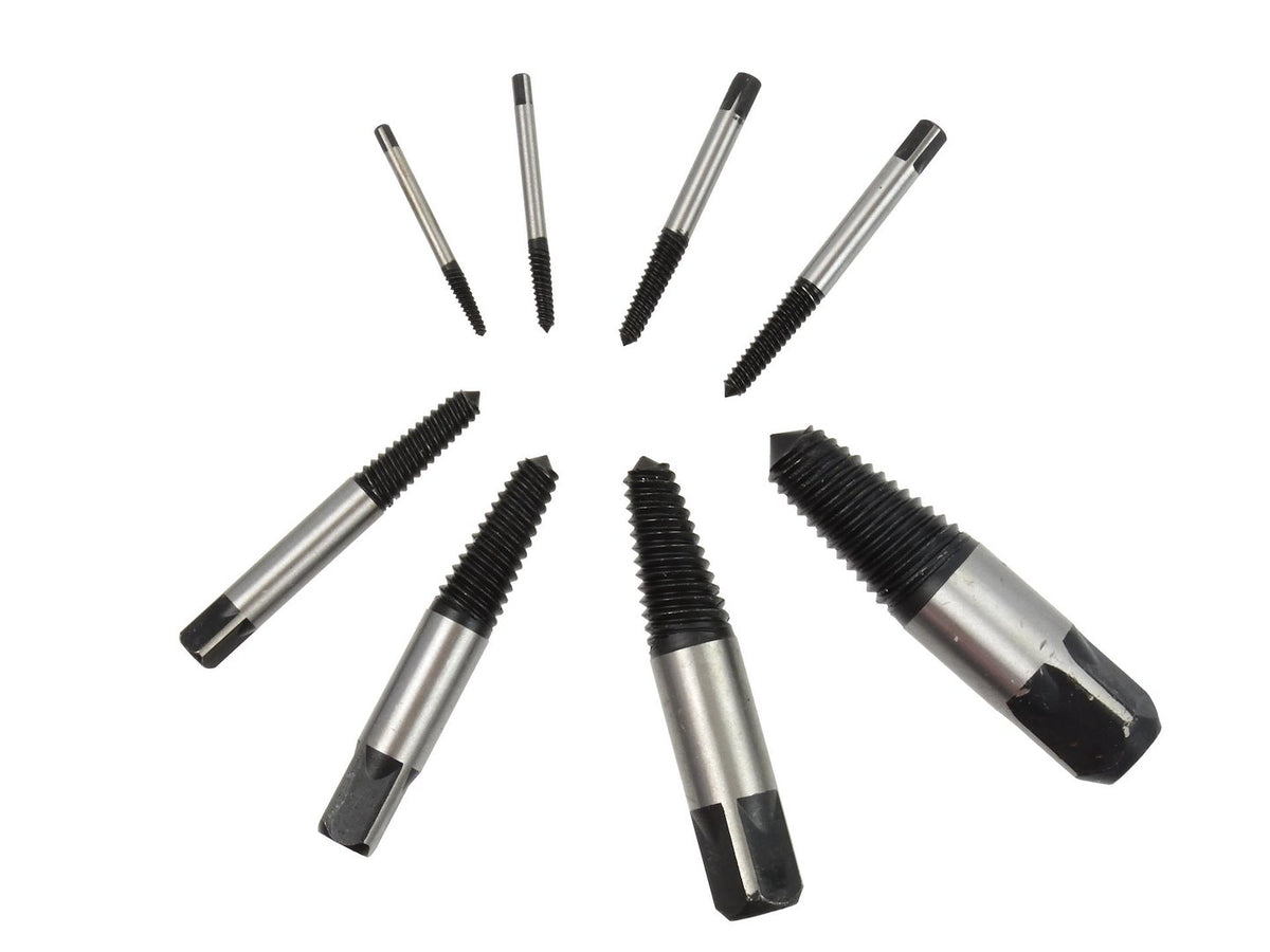 Set van 8 schroefverwijderaars