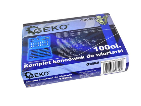GEKO Schroevendraaier bitset 100 stuks