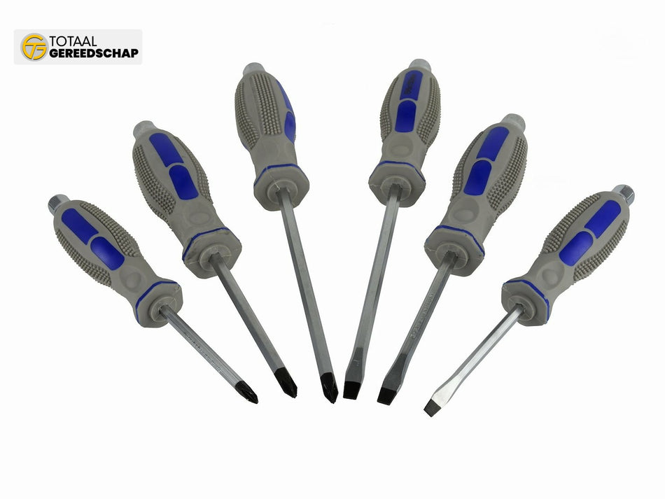 Slotted screwdrivers set CRV 6pcs GEKO /blister/