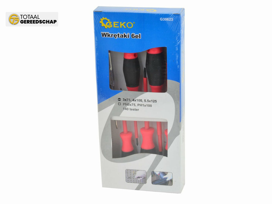 6pcs Isolated electric screwdrivers set