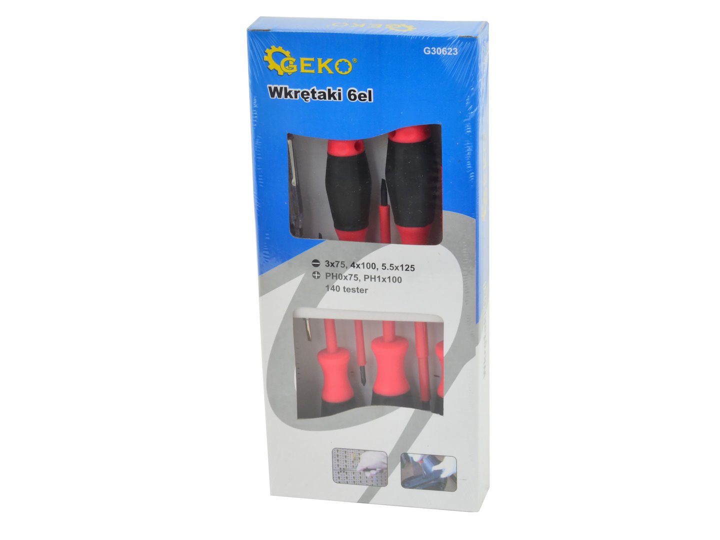 6-delige geïsoleerde elektrische schroevendraaierset