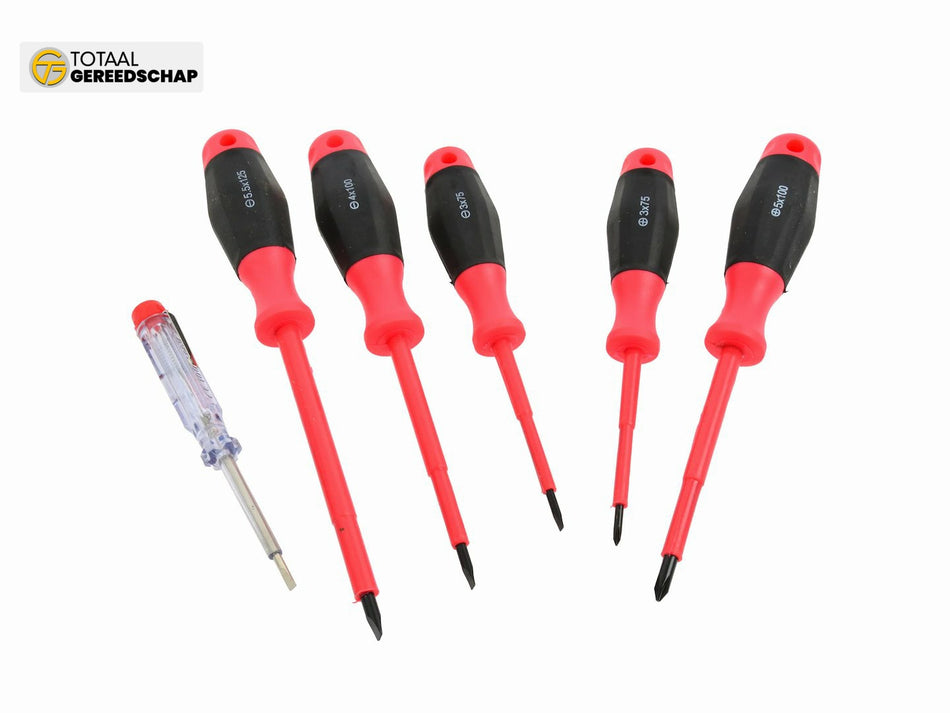 6pcs Isolated electric screwdrivers set