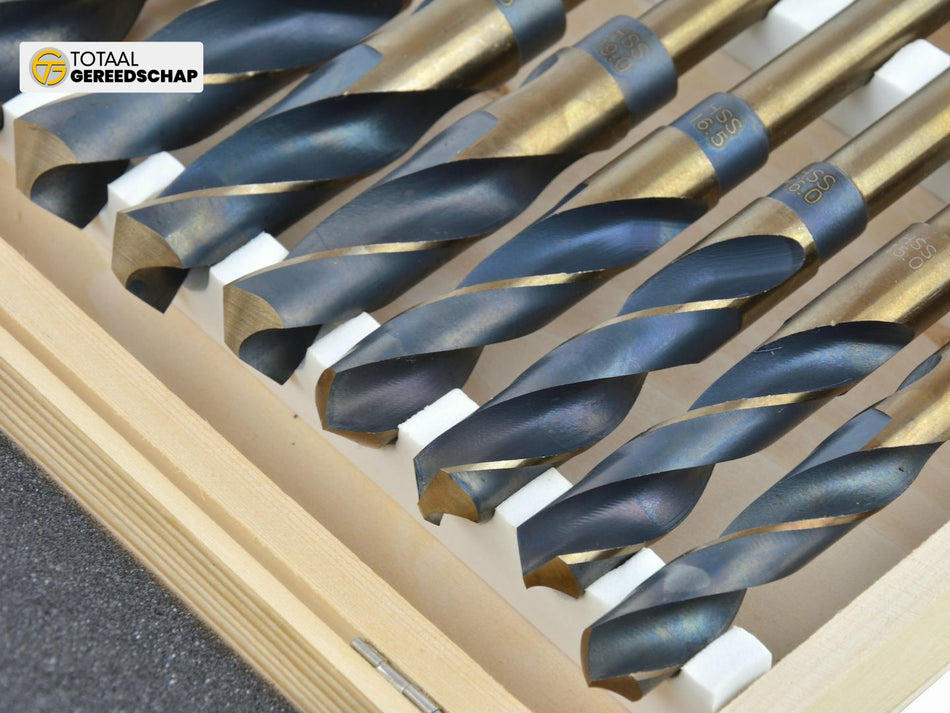 8 pcs HSS twist drills with 1/2"