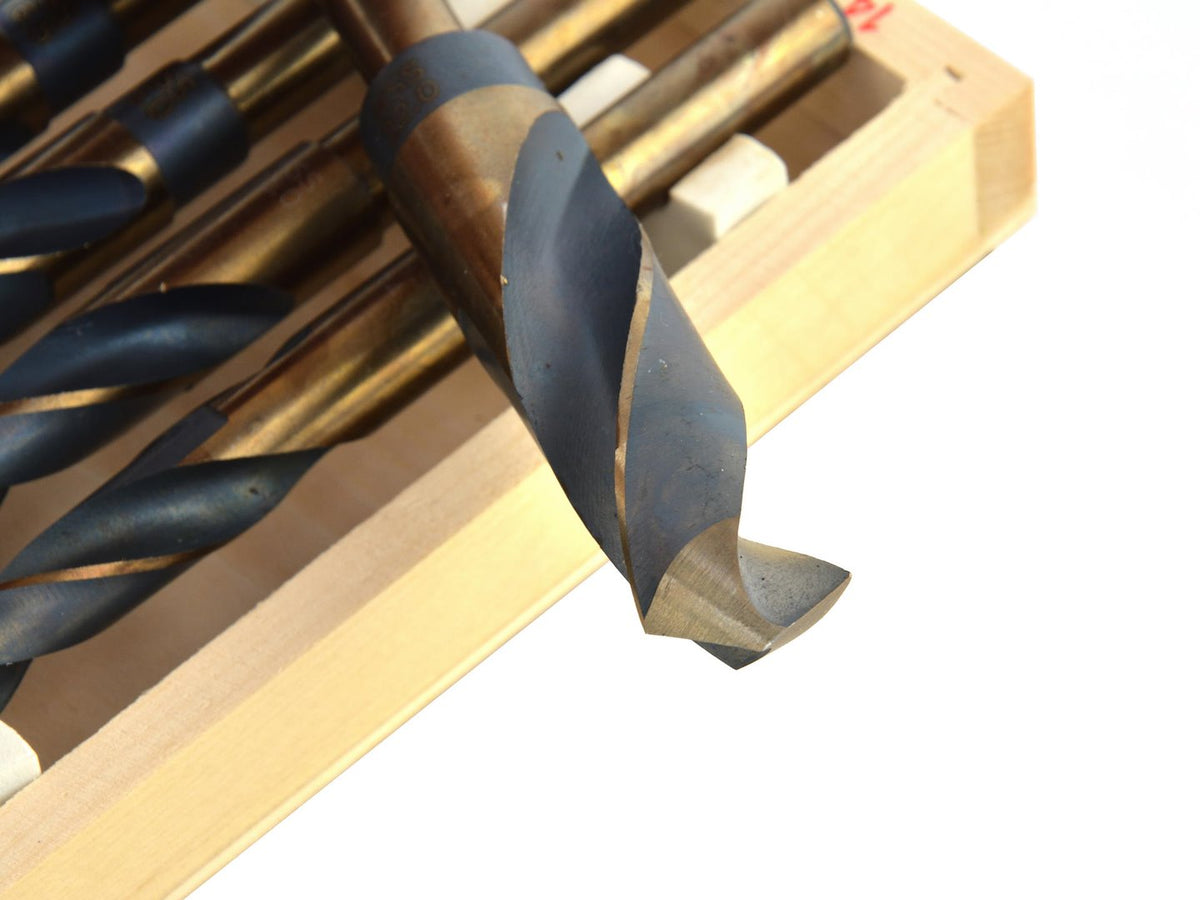 8 stuks HSS-spiraalboren met 1/2"