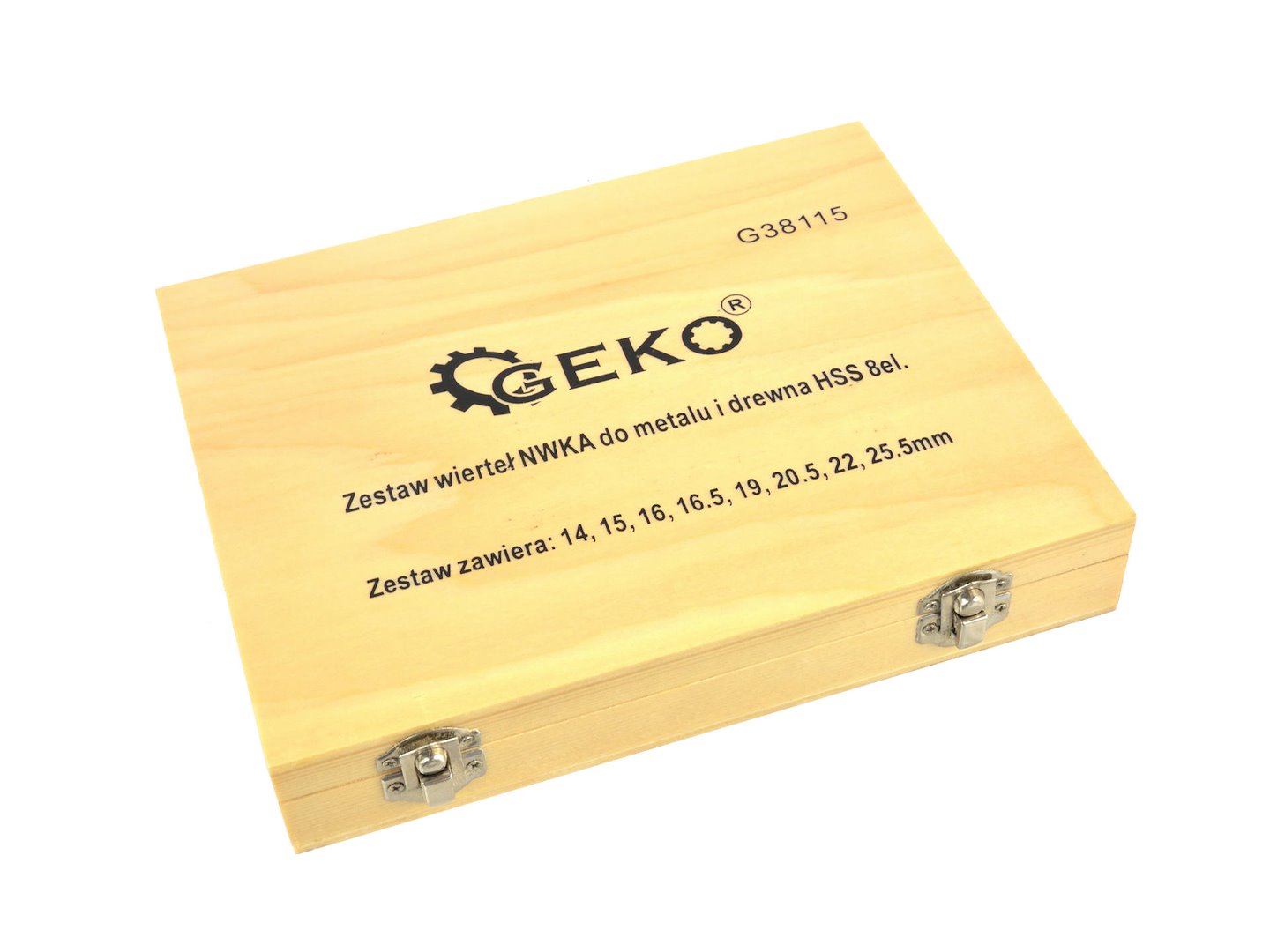 8 stuks HSS-spiraalboren met 1/2"
