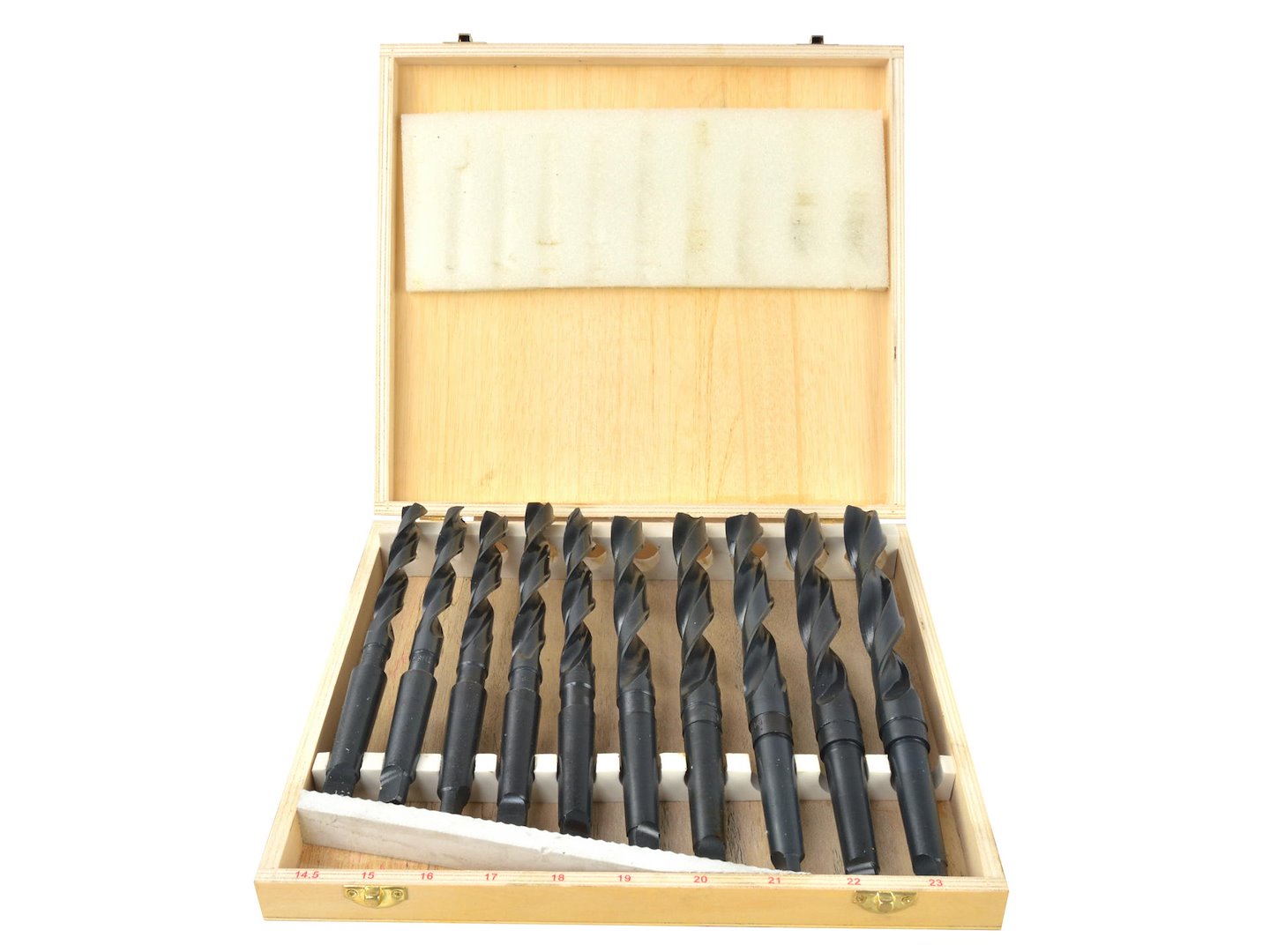 HSS boor morse'a 9 stuks 14,5-23mm