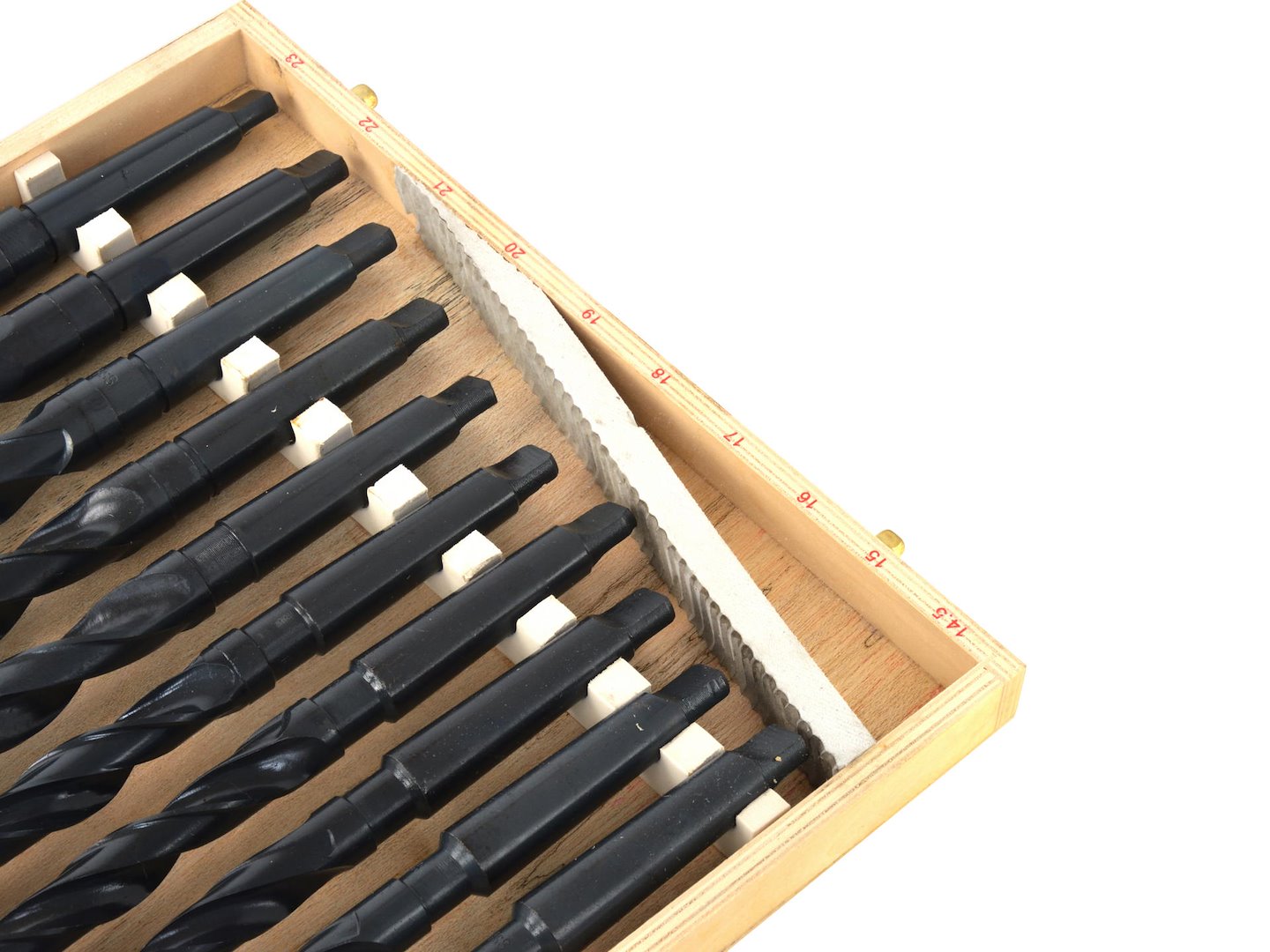 HSS boor morse'a 9 stuks 14,5-23mm