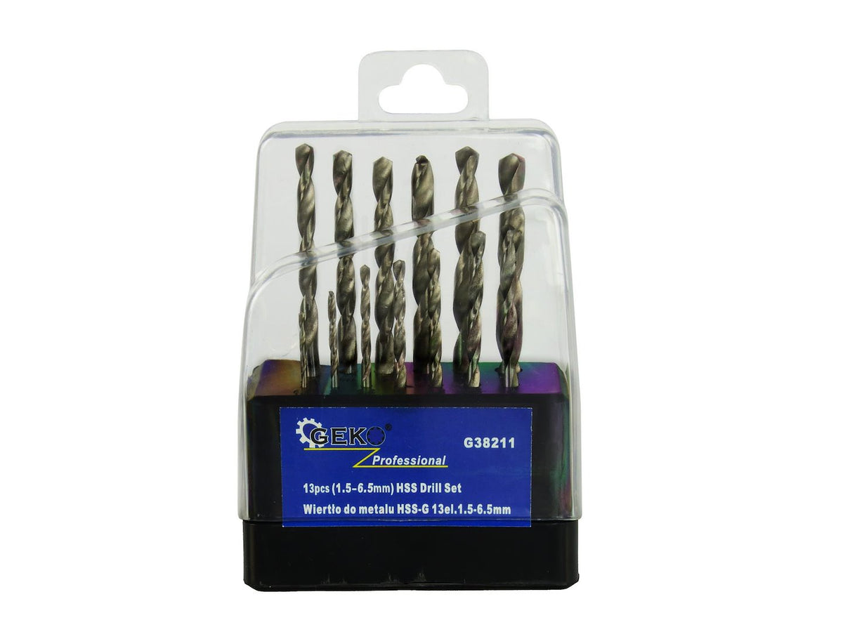 HSS-boor voor metaal 1,5-6,5mm 13 stuks/set