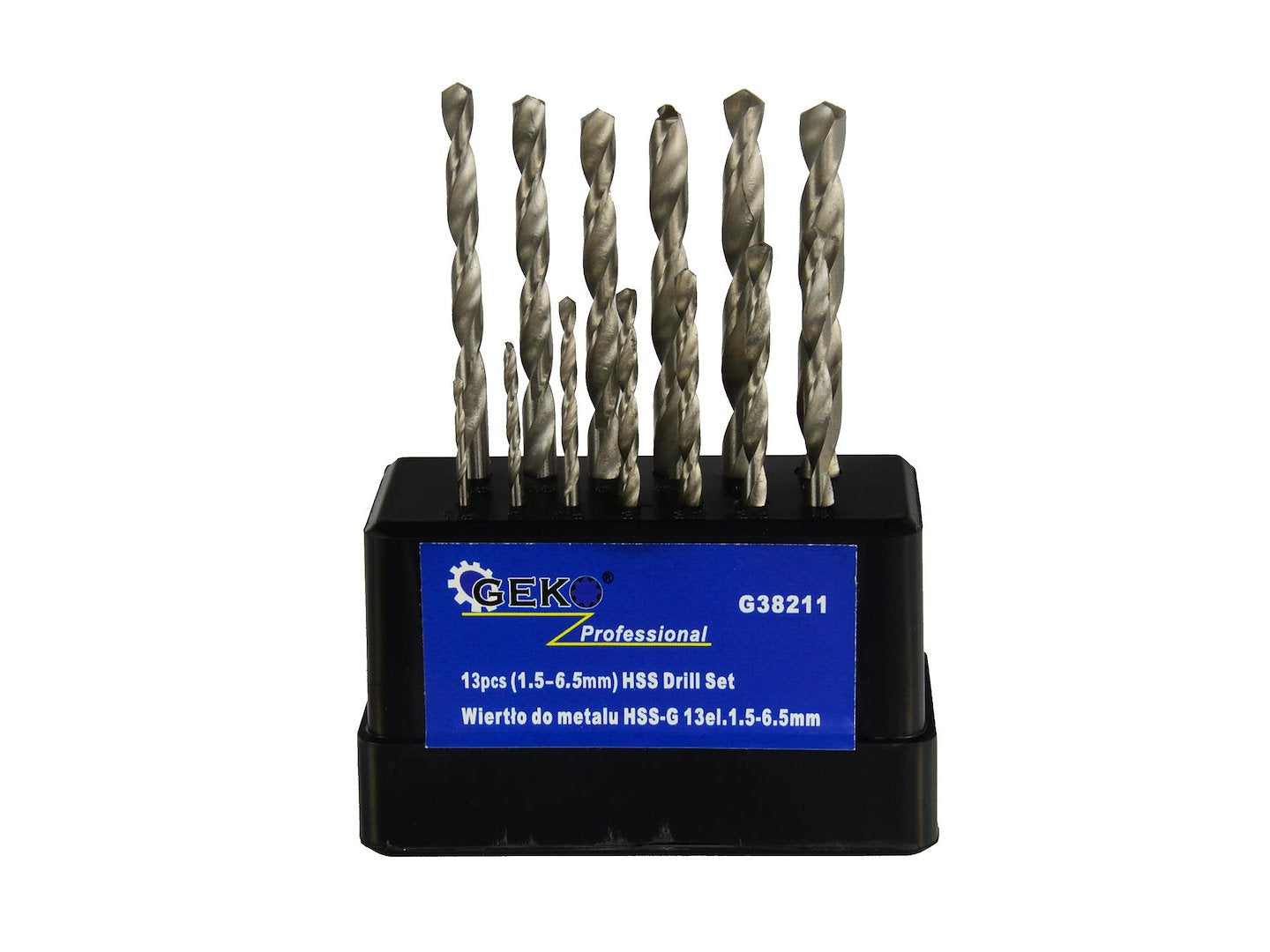 HSS-boor voor metaal 1,5-6,5mm 13 stuks/set