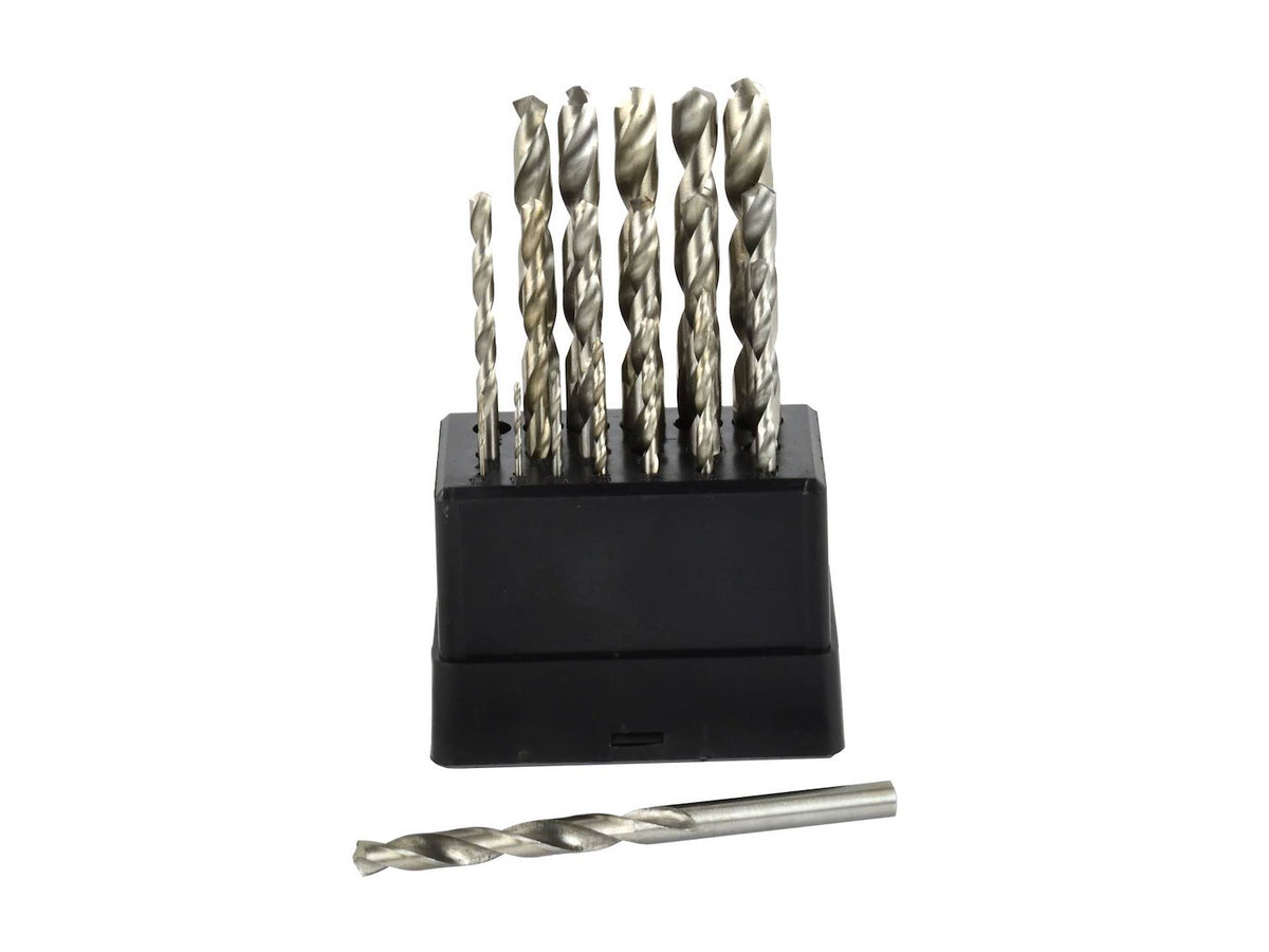 HSS-boor voor metaal 1-10mm 19 stuks/set