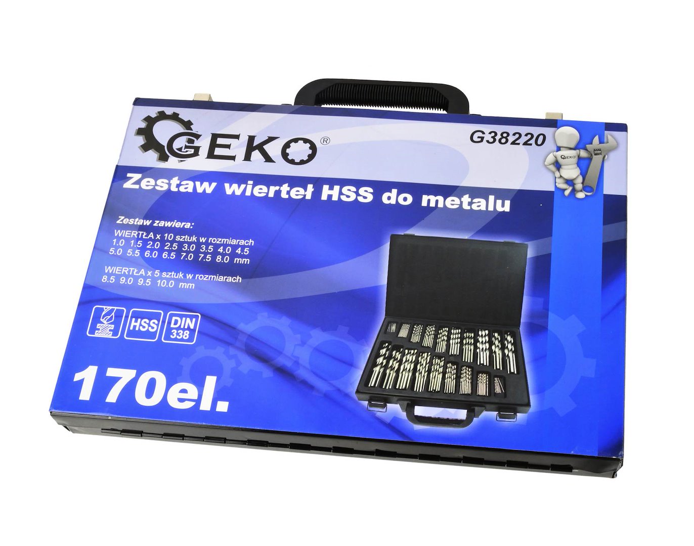 170 stuks HSS borenset