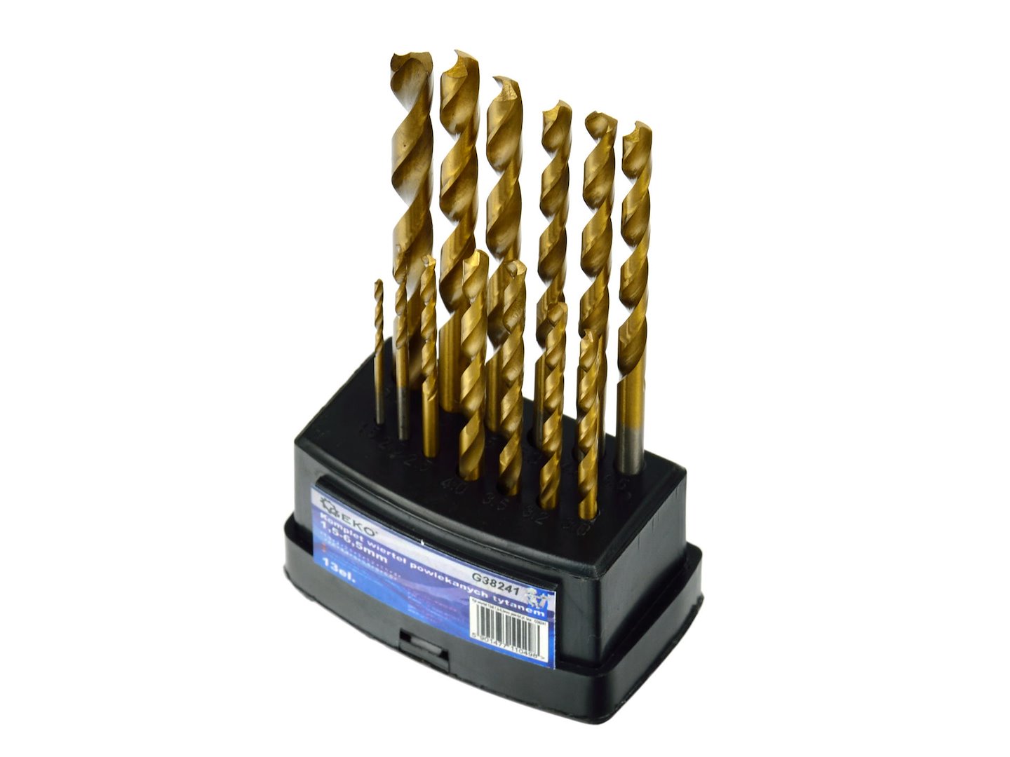 HSS-spiraalboor voor metaal DIN 338 -13 stuks 1,5-6,5mm