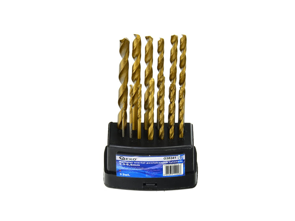 HSS-spiraalboor voor metaal DIN 338 -13 stuks 1,5-6,5mm