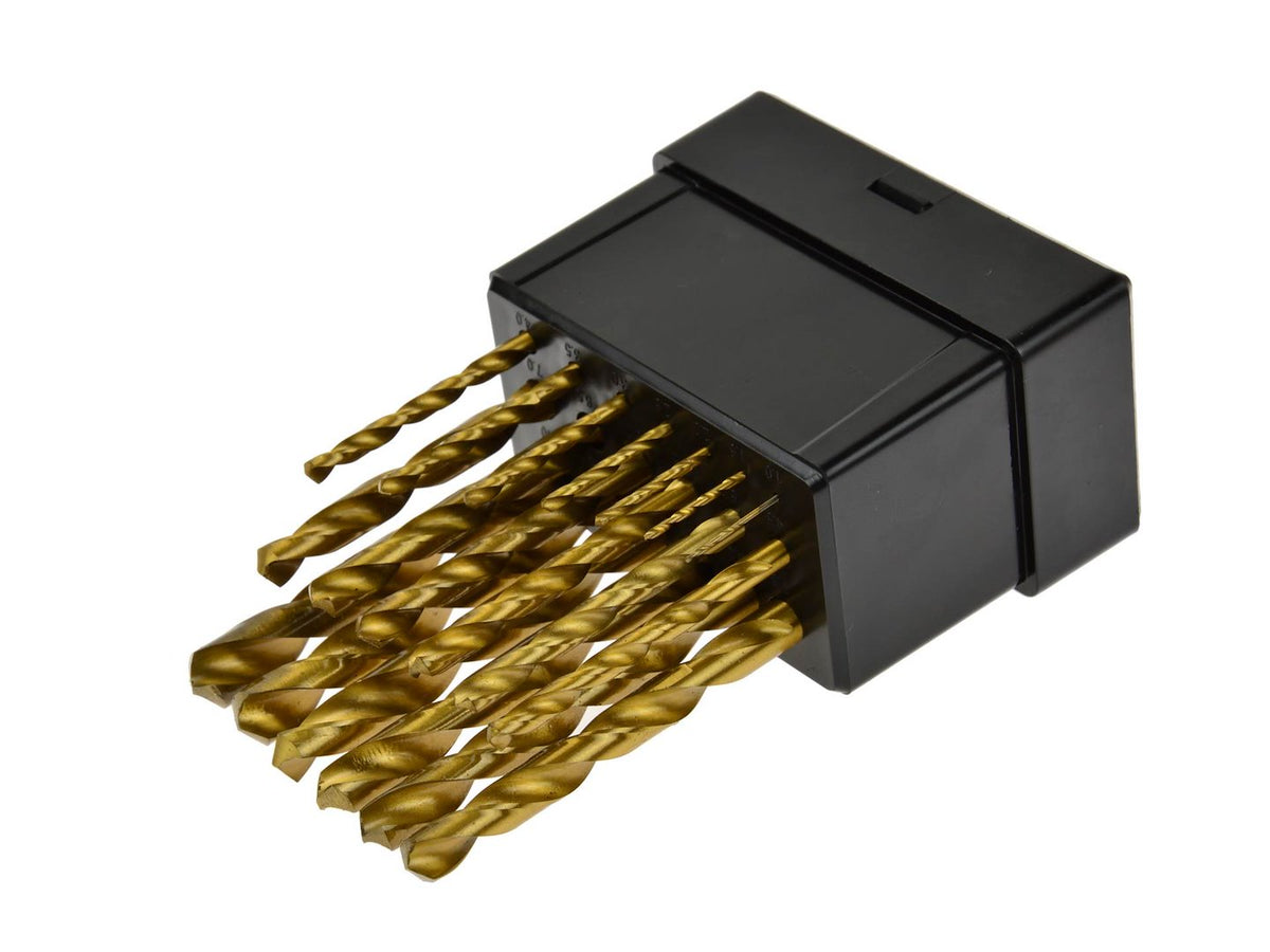 HSS-spiraalboor voor metaal DIN 338 -19 stuks 1-10mm