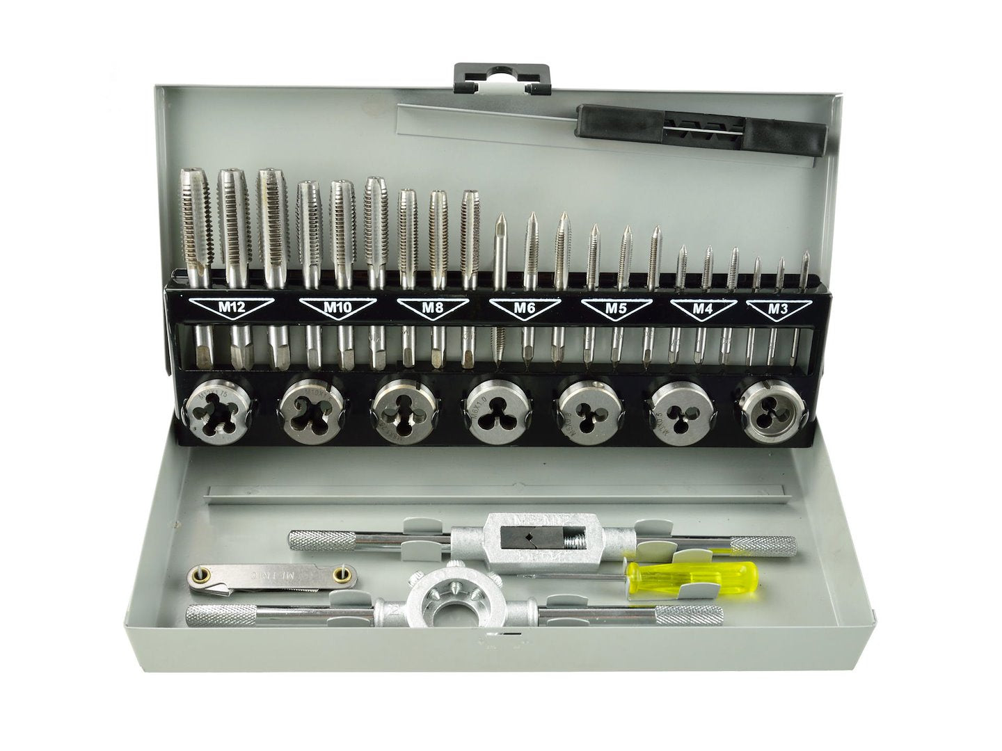 Set tappen en draadmaten M3-M12 32-delig