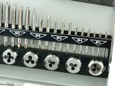 Set tappen en draadmaten M3-M12 32-delig