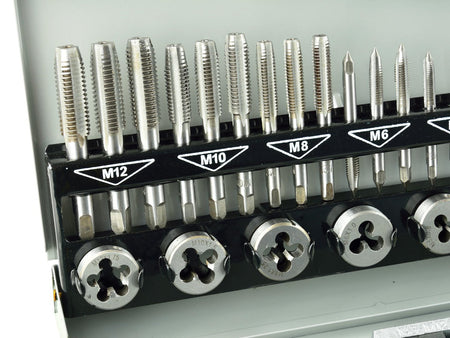 Set tappen en draadmaten M3-M12 32-delig