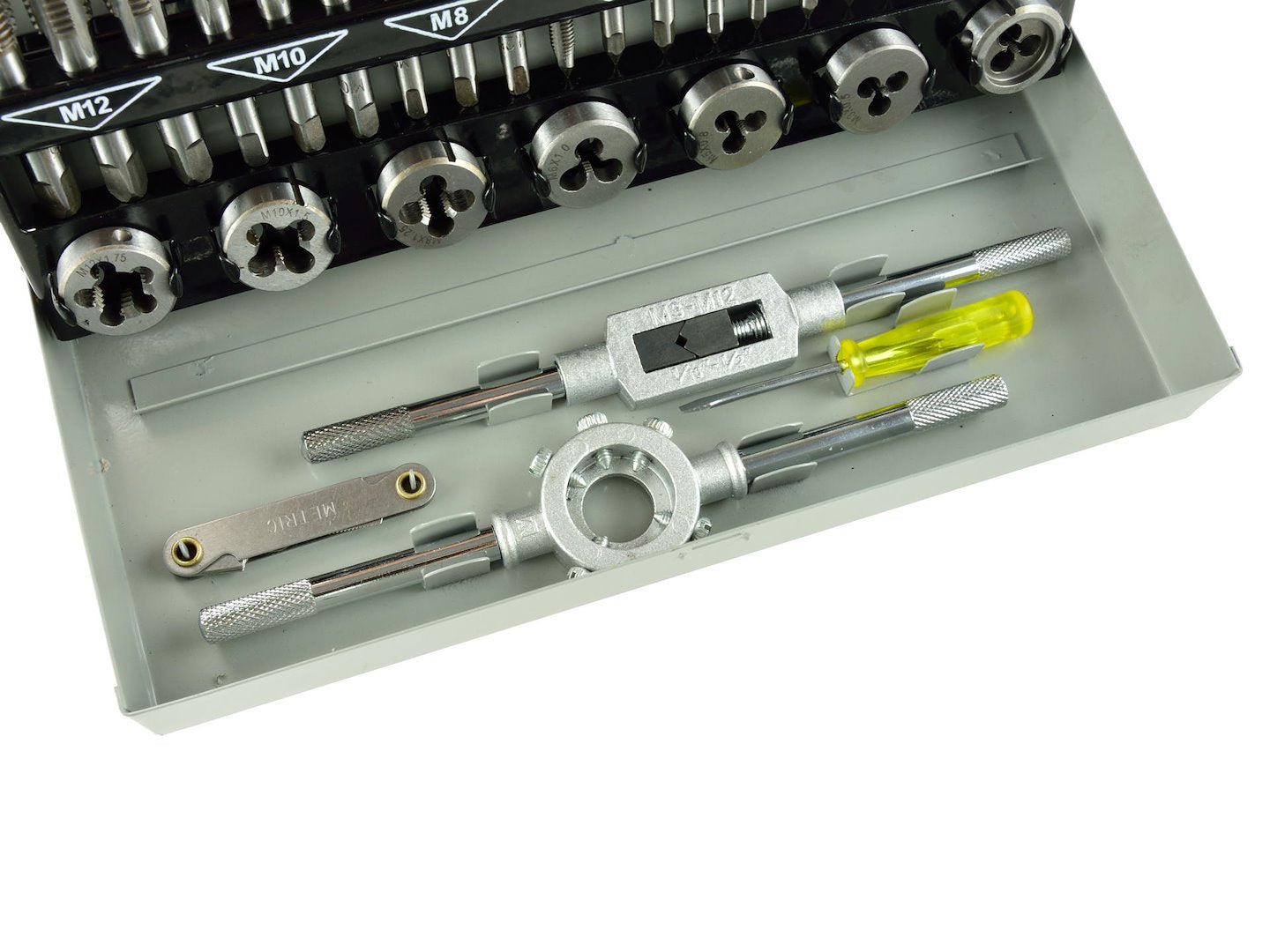Set tappen en draadmaten M3-M12 32-delig