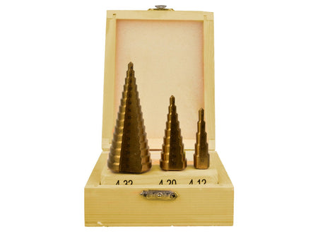 Trapboorset 3-delig 4-12 4-20 4-32