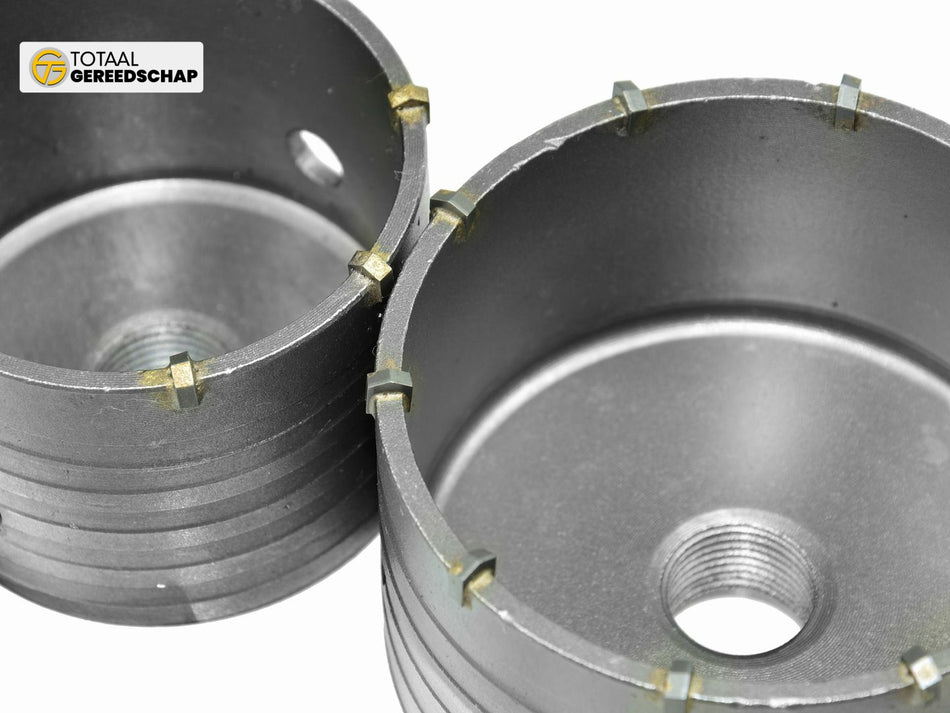 Hollow Drill set 9pcs (30,40,65,80,100+2xAdaptor 350mm)