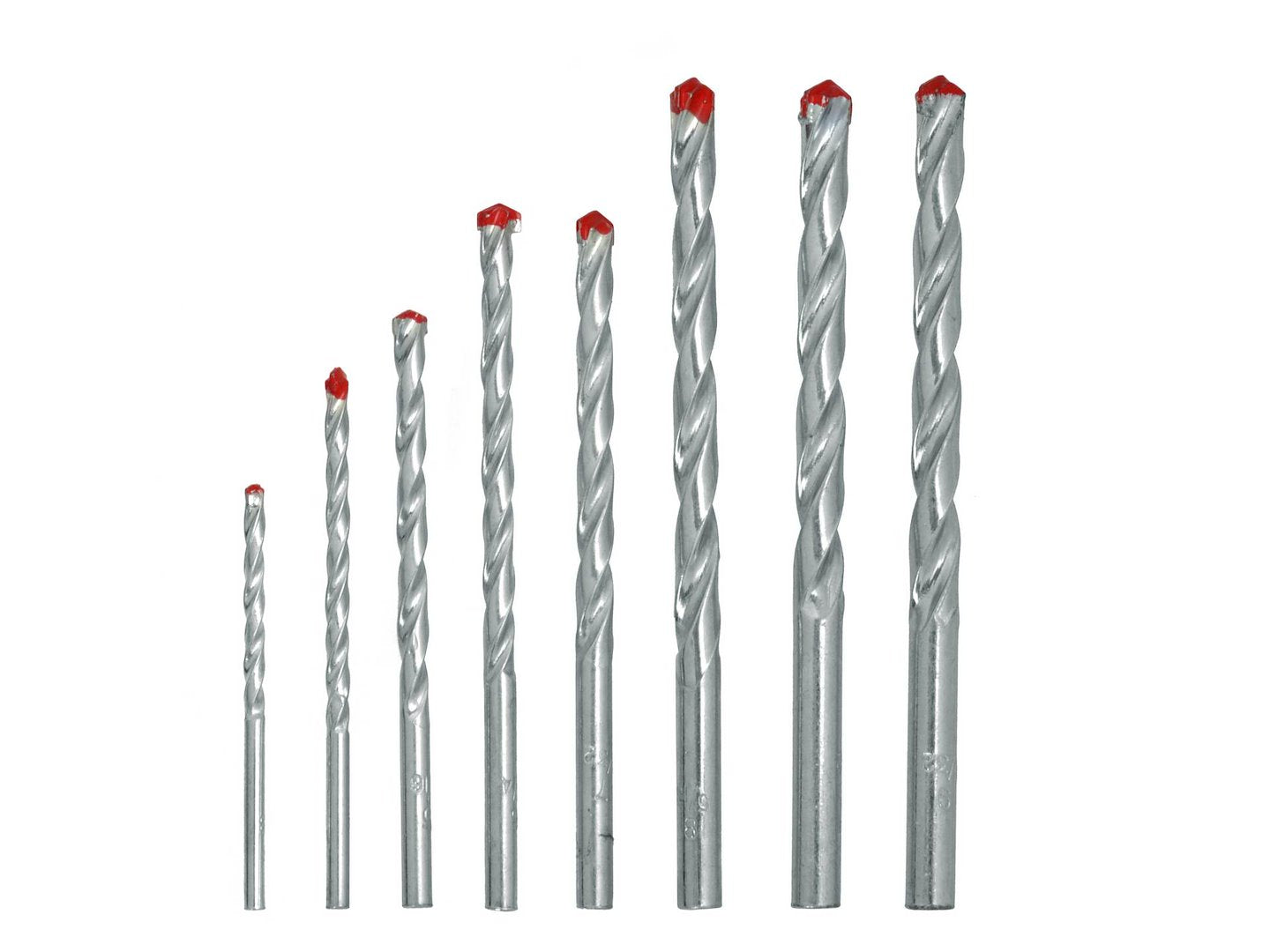 Steenboorset 3 - 10 mm 8 stuks GEKO