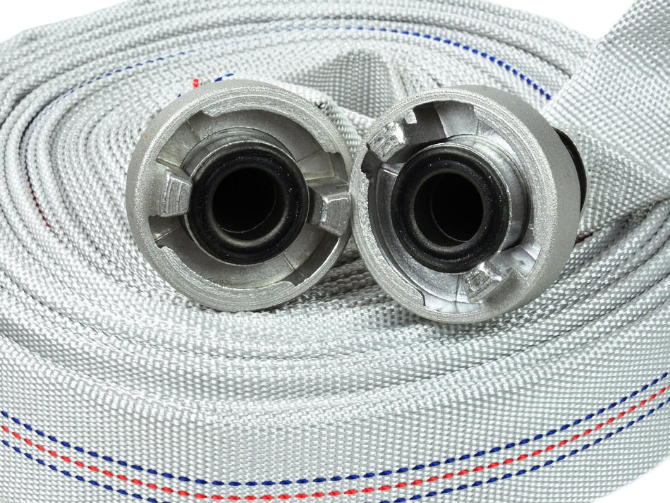 Brandweerslang 1" 20m met koppeling