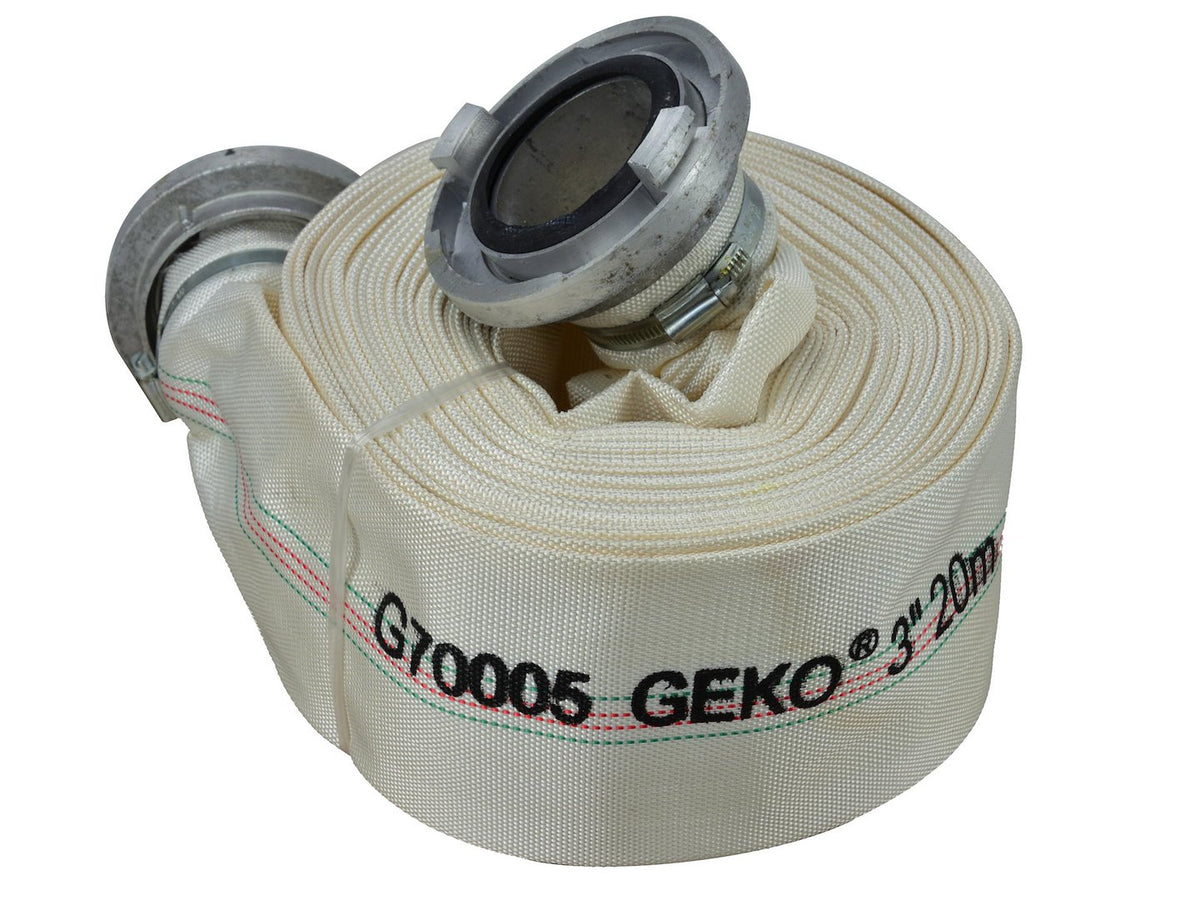 3" 20m 8 bar pvc binnenslang brandweerslang (met koppeling)