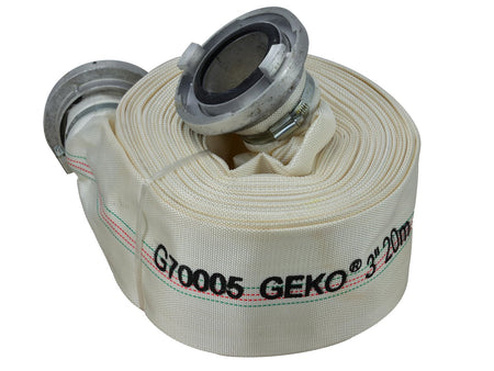 3" 20m 8 bar pvc binnenslang brandweerslang (met koppeling)