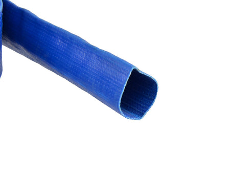 PVC platte blauwe slang 1"x20m 2bar blauwe waterslang