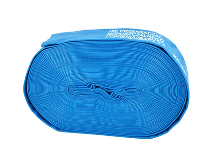 PVC blauwe platte slang 2"30m