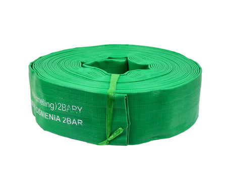 Niet ruikende groene PVC layflat slang 2"*20m