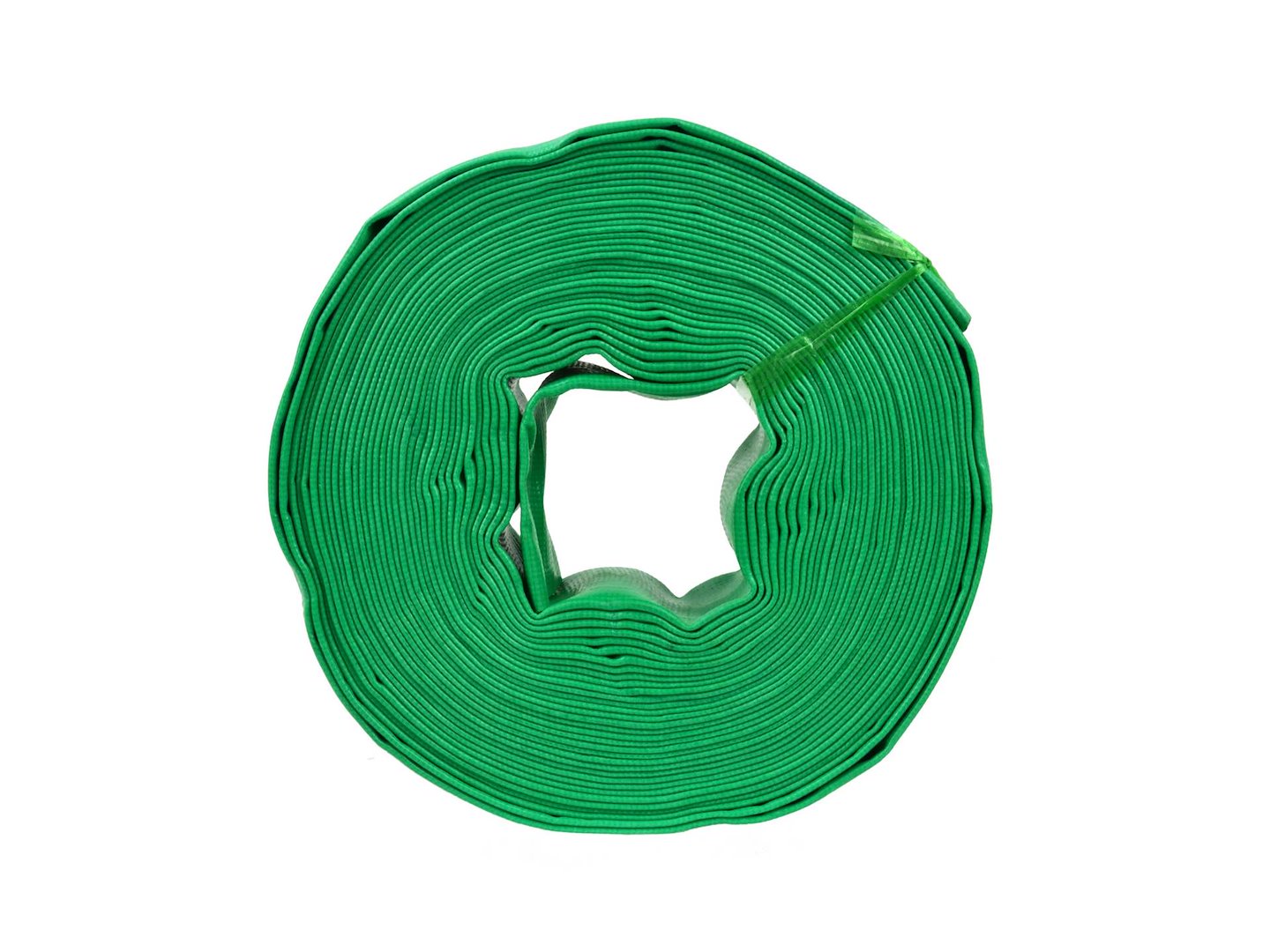 Niet ruikende groene PVC layflat slang 2"*20m