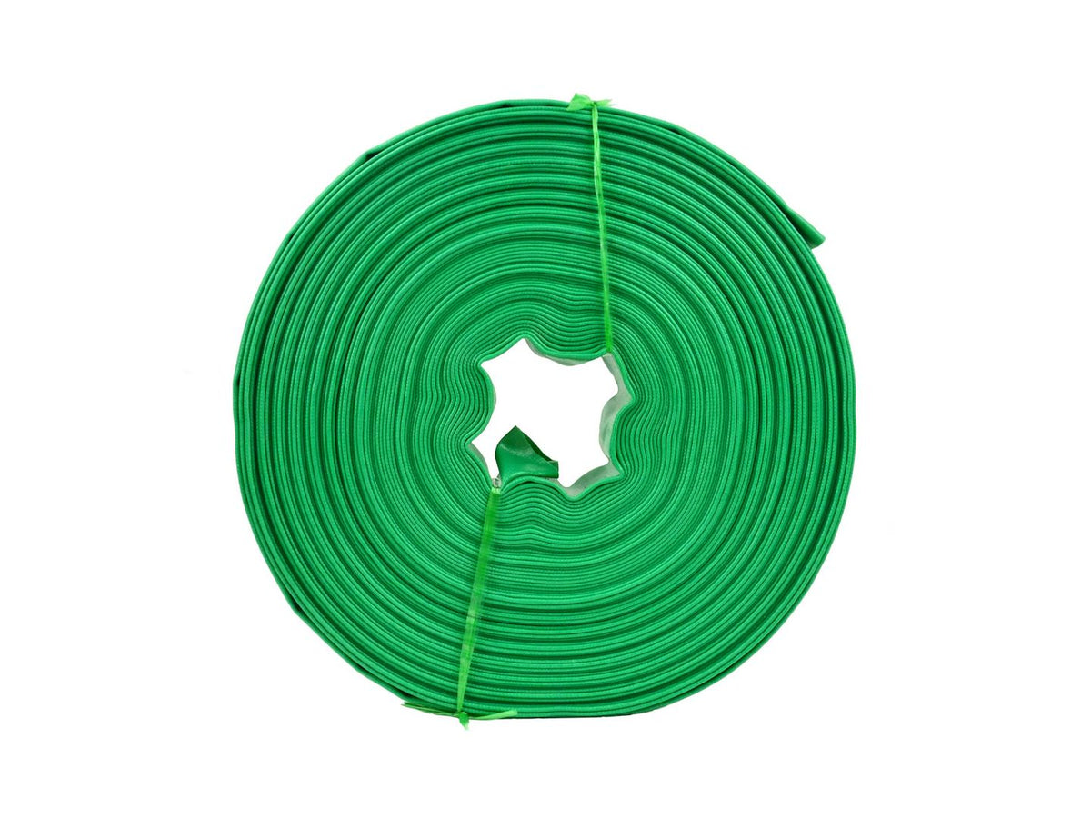 Niet ruikende groene PVC layflat slang 2"*50m