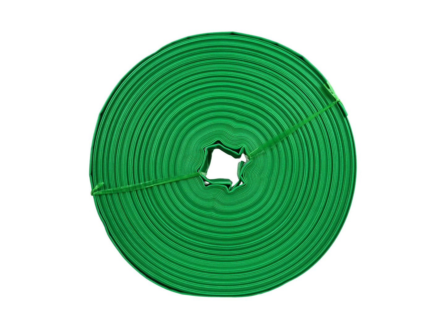 Niet ruikende groene PVC layflat slang 2"*100m