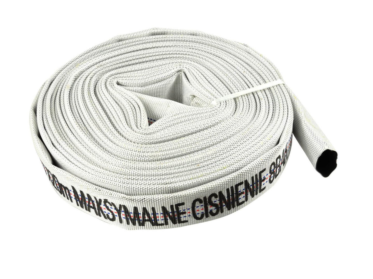 1" 20m brandweerslang zonder koppelingen