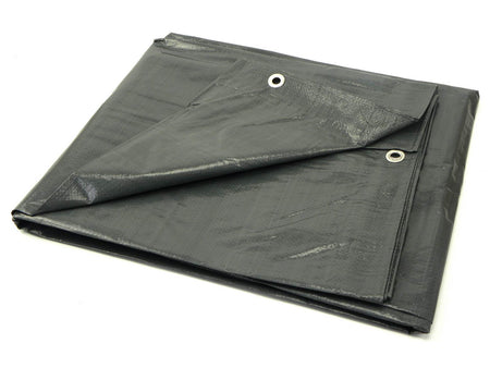 PE-zeil 6x12m Mega Dik Grijs 120gsm