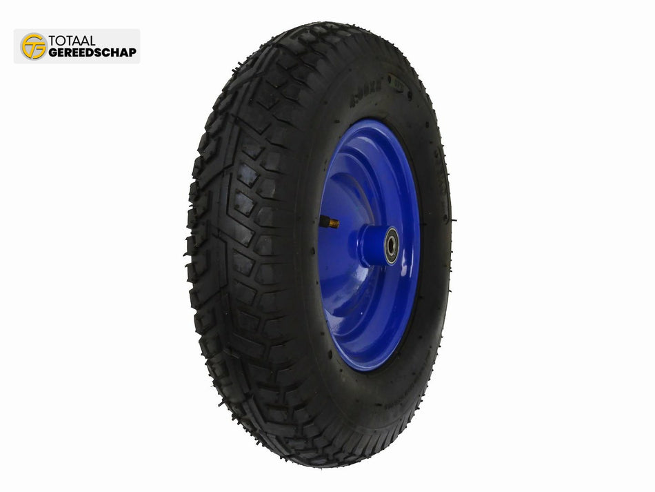 Blue new wheel 4.00-8 6PR with axle